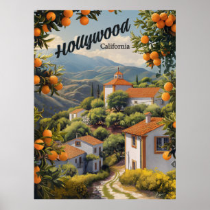 Poster Velha Hollywood: Orange Groves Await