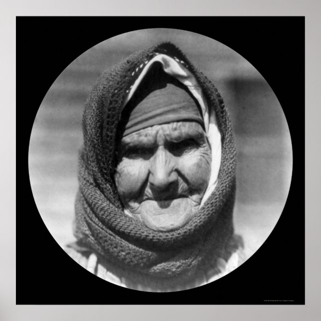 Póster Velha Mulher Grega 1923 (Frente)