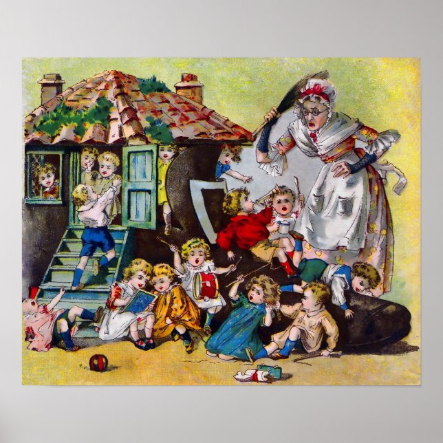 Póster Velha que Morava Num Sapato (Frente)