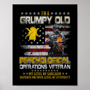 Poster Velhas Operações Psicológicas, Grumpy Pai Veterano