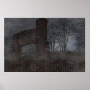 Poster velho do cemitério