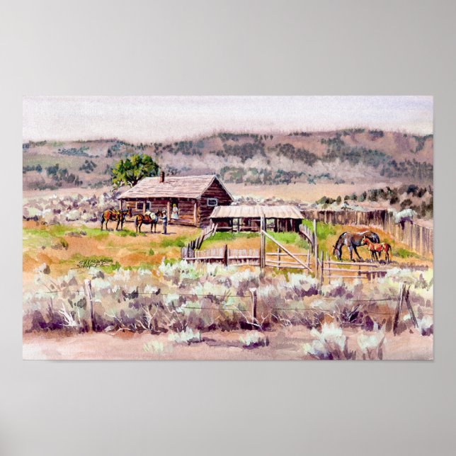 Póster VELHO HOMESTEAD de SHARON SHARPE (Frente)