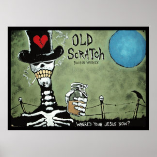 Poster VELHO MALDITO Onde está seu Jesus agora?