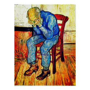 Póster Velho Triste na Porta da Eternidade