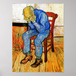 Póster Velho Triste na Porta da Eternidade