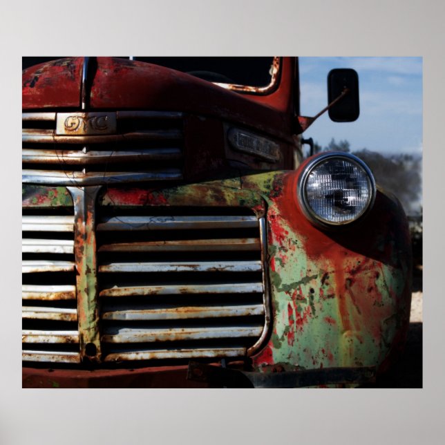 Póster Velho Truck Grill (Frente)