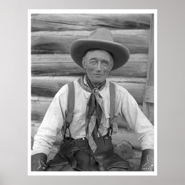Póster Velho vaqueiro (Frente)