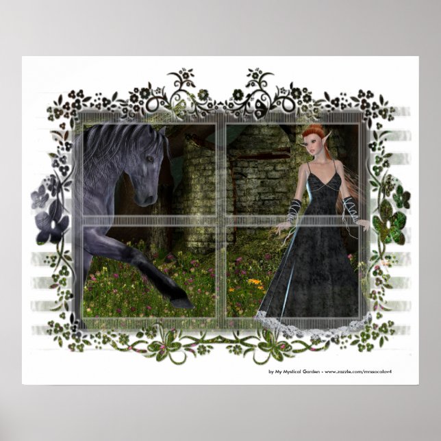 Póster 'Velhos Amigos' D2 - Elf & Black Horse Poster/Impr (Frente)