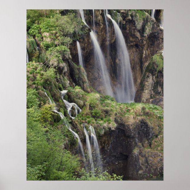Poster Veliki Slap (Cachoeira) Parque Nacional dos Lagos  (Frente)