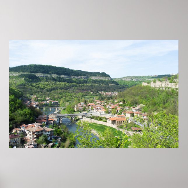 Póster Veliko Tarnovo, Bulgária (Frente)