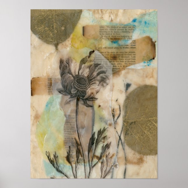 Poster Vellum Floral II (Frente)