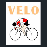 Póster Velo de design de retroarte (2)<br><div class="desc">Tivemos muitos pedidos de uma versão alternativa do nosso popular design de velo,  e aqui está. Também no estilo de deco da arte retrorativa,  semelhante,  enquanto é completamente diferente.</div>