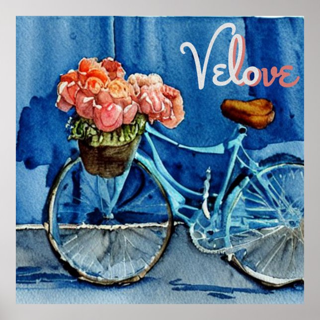 Poster Velo Love Cycling (Frente)