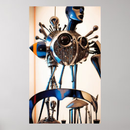 Poster Velocidade, Beleza, Automatismo - Arte Surreal Ken