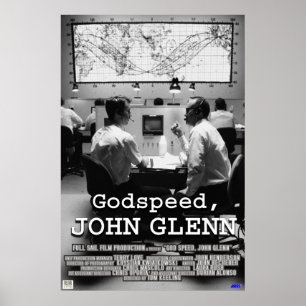 Póster Velocidade John Glenn do deus