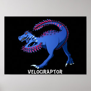 Póster Velociraptor