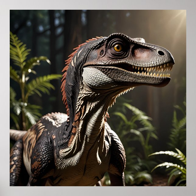 Poster Velociraptor (Frente)