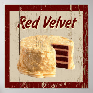 Póster Veludo vermelho