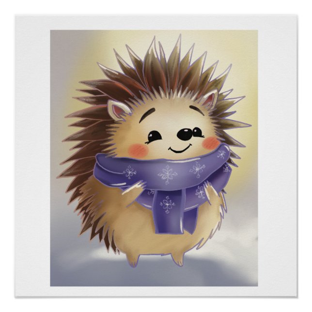 Póster Velvet Hedgehog (Frente)