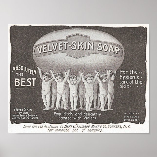 Póster Velvet Skin Soap (Frente)