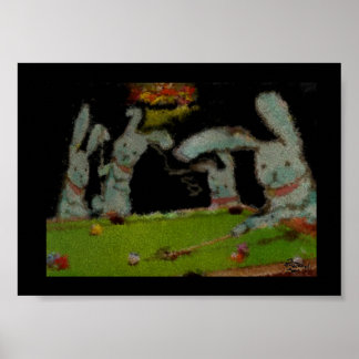 Póster Velvet Teens Jogando Piscina