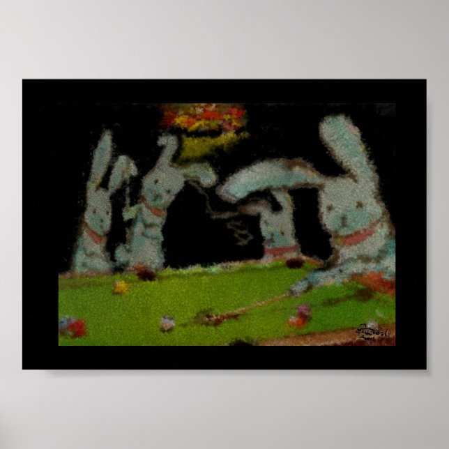 Póster Velvet Teens Jogando Piscina (Frente)