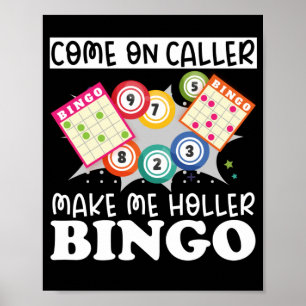 Poster Vem Do Caller, Me Torne O Bingo Engraçado.