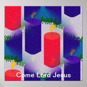 Póster Vem o senhor Jesus