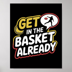 Poster Vem Para o Sket Disc Golf Humor Roupas Para Entusi