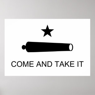 Poster Vem tomar-lhe a batalha da bandeira de Texas de