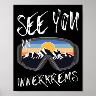 Poster Vemo-Nos Em Innerkrems Kärnten Vacting Ski Goggles