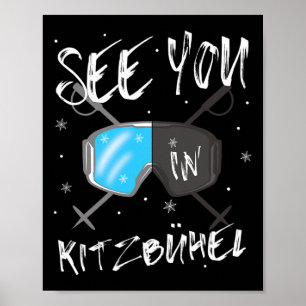 Poster Vemo-Nos Em Kitzbühel Tyrol Vacinações Esqui Óculo
