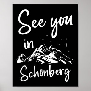 Poster Vemo-Nos Em Schönberg, Alemanha, Férias Ski