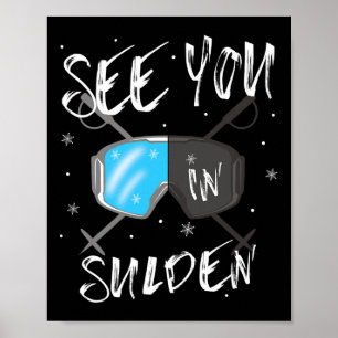 Poster Vemo-Nos Em Sulden, A Caminhar, Na Itália, Férias 