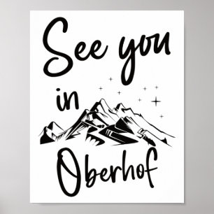 Poster Vemo-Nos No Esqui De Vacinação Do Oberhof Germany