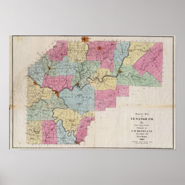 Poster Venango Co, Pa (Frente)