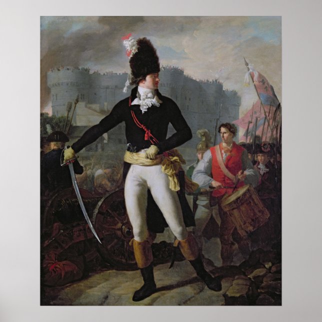 Póster Vencedor da Bastilha, 14 de julho de 1789 (Frente)