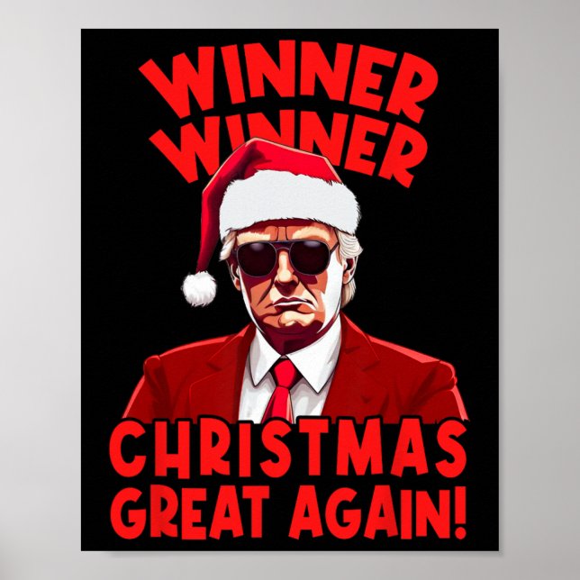 Poster Vencedor do Excelente de Natal Novamente Papais no (Frente)