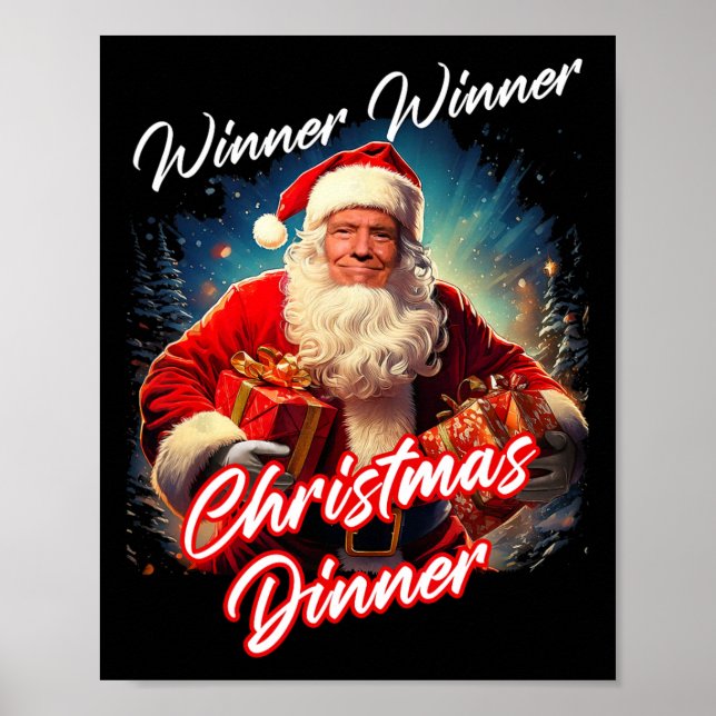 Poster Vencedor do Janto de Natal - Presidente Trump S (Frente)