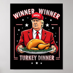 Poster Vencedor do Janto Turco Donald Trump Natal