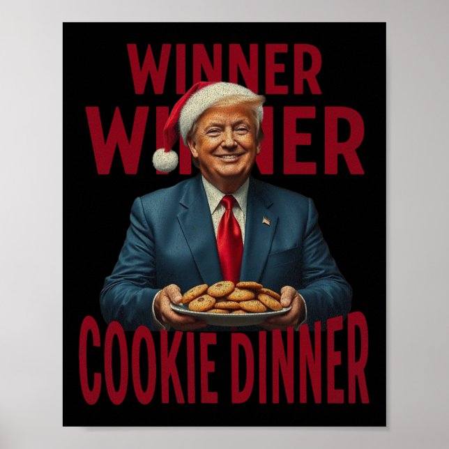 Poster Vencedor Janto Cookie Funny Trump 2024 47th (Frente)