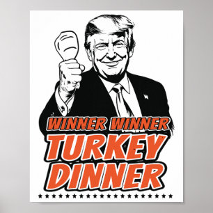 Poster Vencedor Turquia Janta Engraçado Turquia Trump Tha