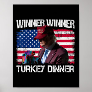 Poster Vencedor Turquia Janta Humor Engraçado Trump Do Qu