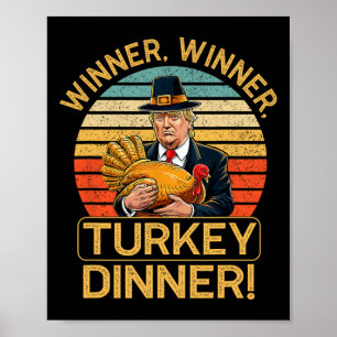 Poster Vencedor Turquia Janta Humor Engraçado Trump Do Qu