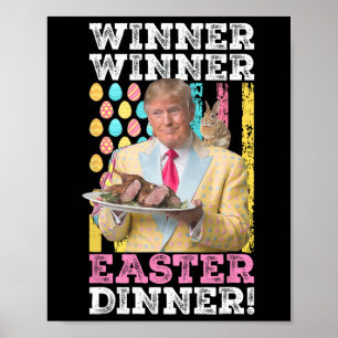 Poster Vencedor vencedor da Páscoa Jante a Páscoa engraça