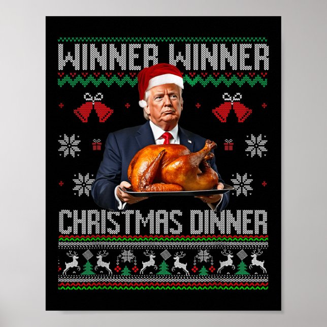 Poster Vencedor vencedor de Janto Papais noeis de Natal T (Frente)