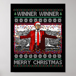 Poster Vencedor vencedor Feliz Natal Papais noeis Engraça