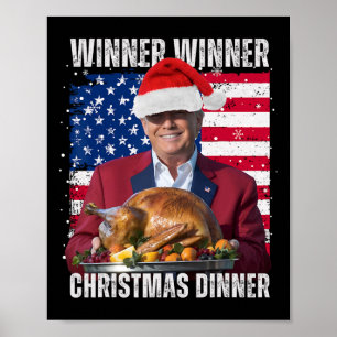Poster Vencedor vencedor Janta Humor Engraçado Trump X