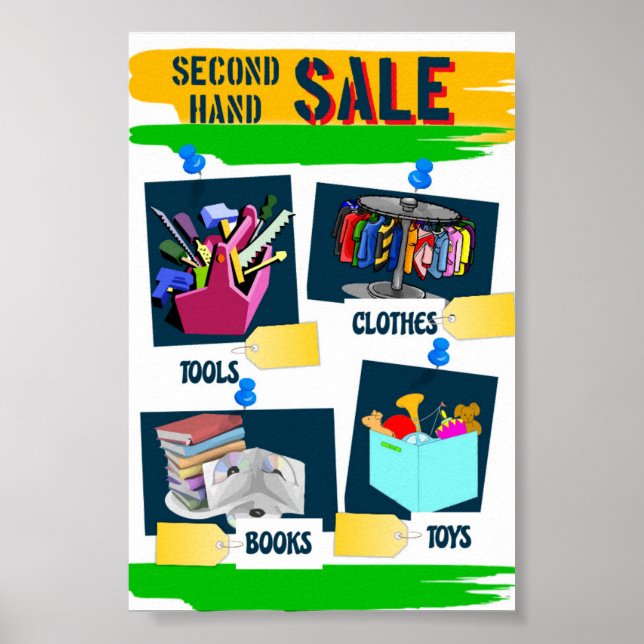 Poster Venda em segunda mão (Frente)