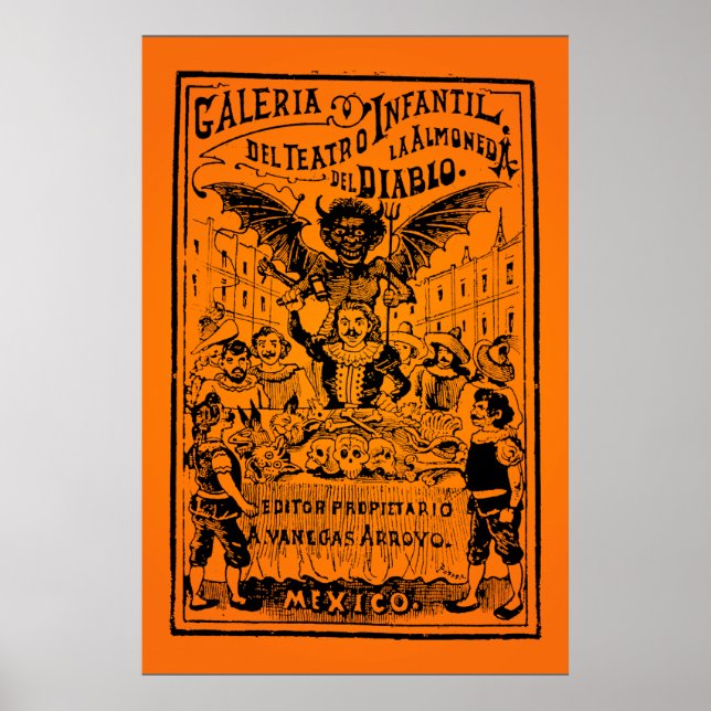 Póster VENDA HALLOWEEN! La Almoned del Diablo (Posada) (Frente)